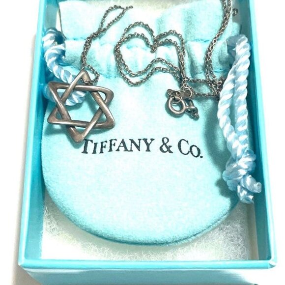 Tiffany & Co Tiffany & Co Star Of David Necklace Sv925 25g Silver Unisex - Picture 10 of 12